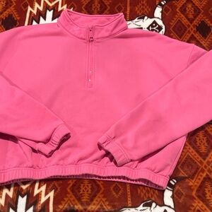 Ranch Dress’N Pink Half-Zip  Pullover Jacket